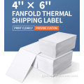 4x6 Direct Thermal Labels Fanfold 4x6 Fanfold Label Fanfold Shipping Labels Manufactory